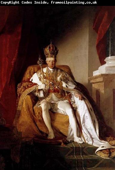Friedrich von Amerling Emperor Franz I of Austria in his Coronation Robes
